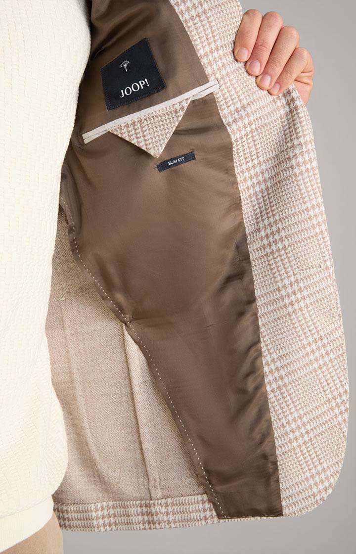 Joop Sakko Hoverest in Beige kariert Osterangebot