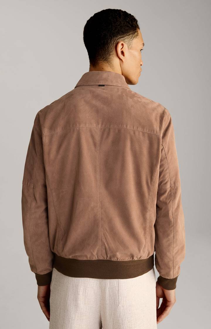 Joop Ziegenvelours-Lederjacke Laup in Hellbraun Muttertagsangebot