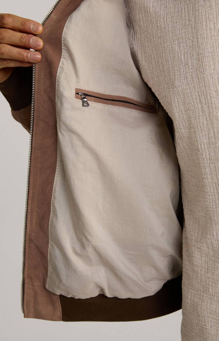Joop Ziegenvelours-Lederjacke Laup in Hellbraun Muttertagsangebot