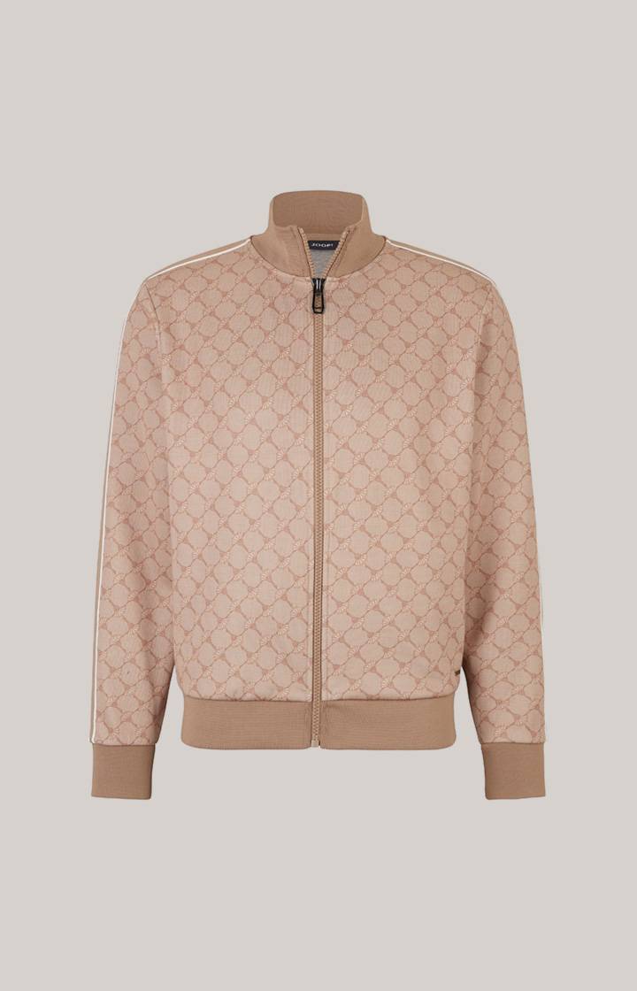 Joop Cornflower-Sweatjacke Tayfun in Beige gemustert Blitzangebot
