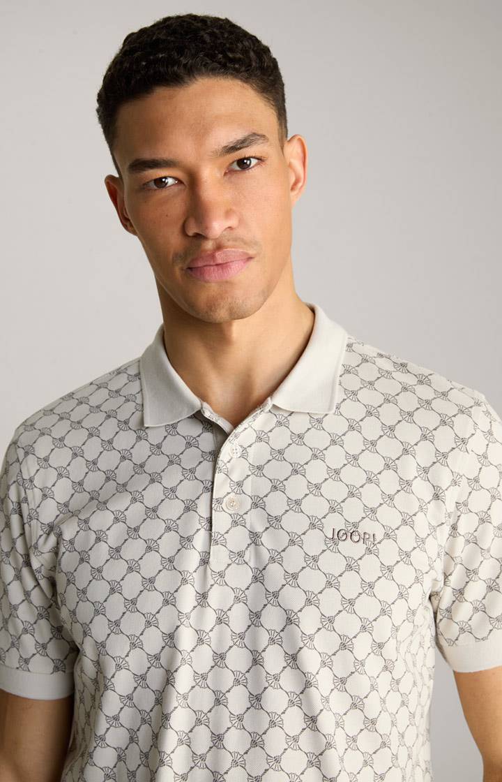 Joop Cornflower Poloshirt Paigam in Offwhite gemustert Saisonale Angebote