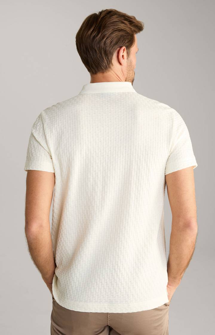 Joop Poloshirt Boris in Creme strukturiert Kauf eins, bekomm eins gratis
