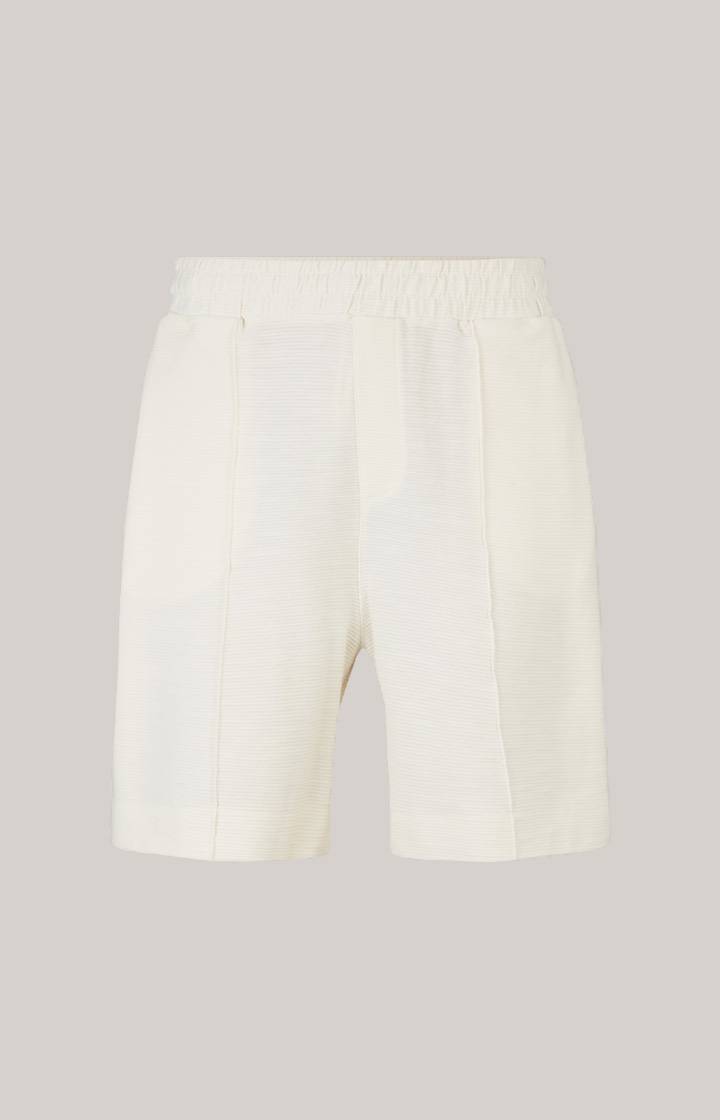 Joop Baumwoll-Shorts Damiano in Creme strukturiert Riesige Ersparnisse
