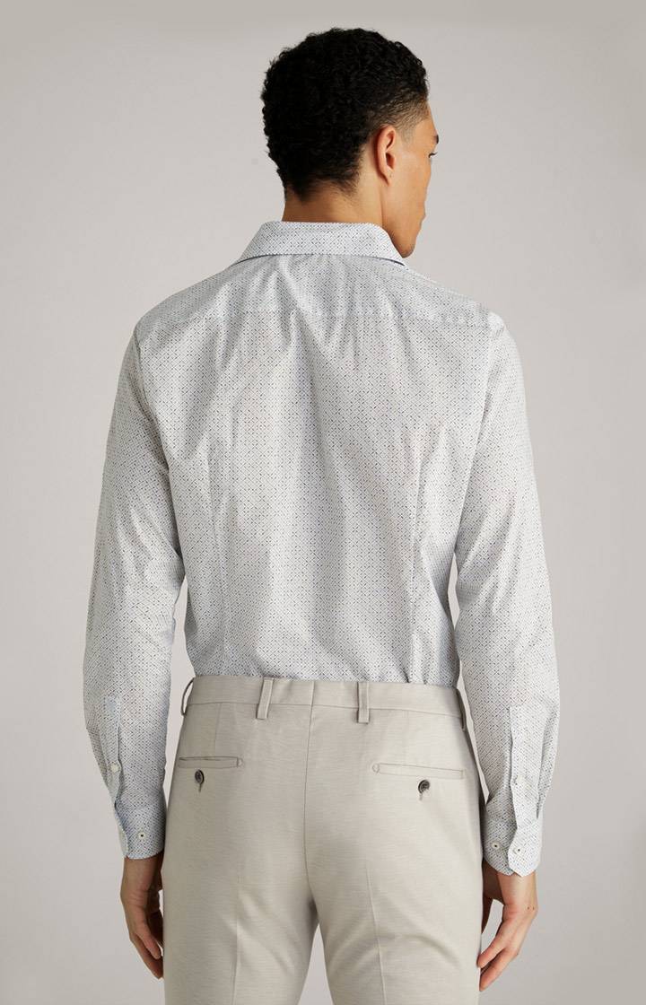 Joop Hemd Pai in Offwhite/Hellblau gemustert Wochenangebot