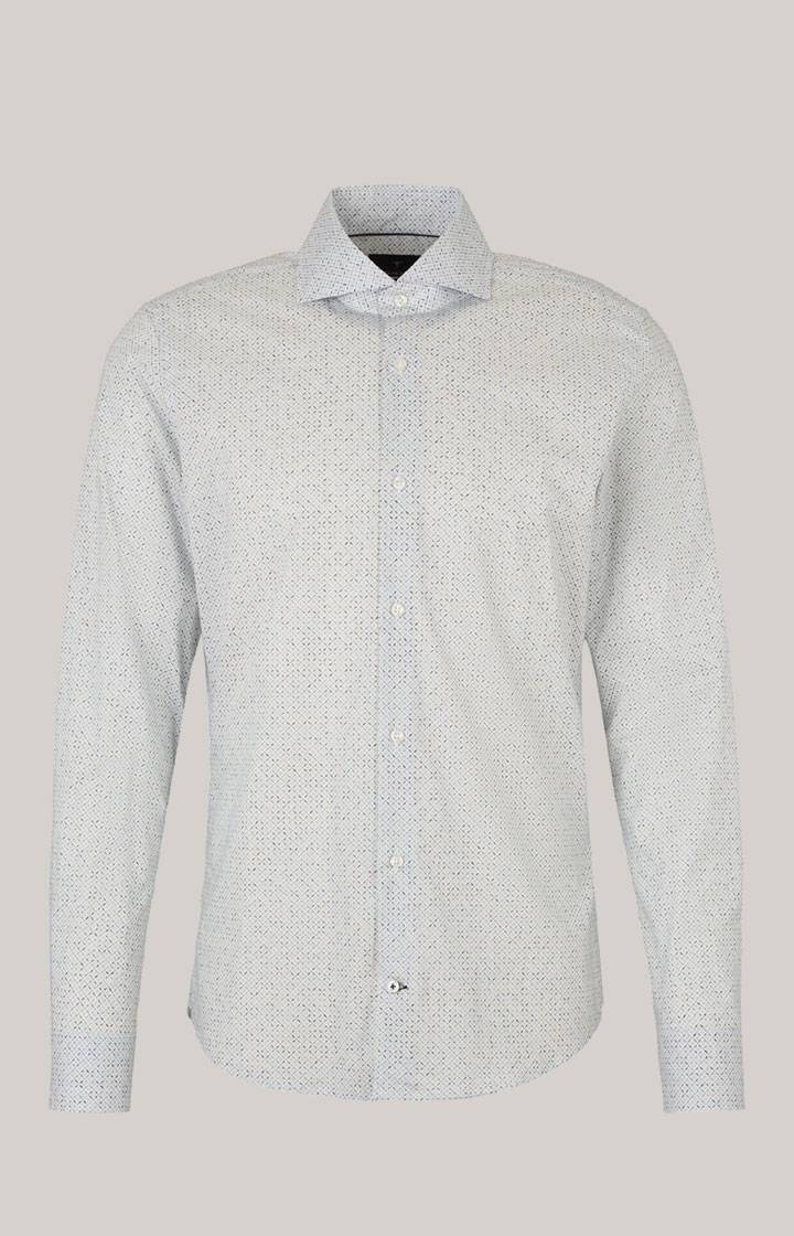 Joop Hemd Pai in Offwhite/Hellblau gemustert Wochenangebot