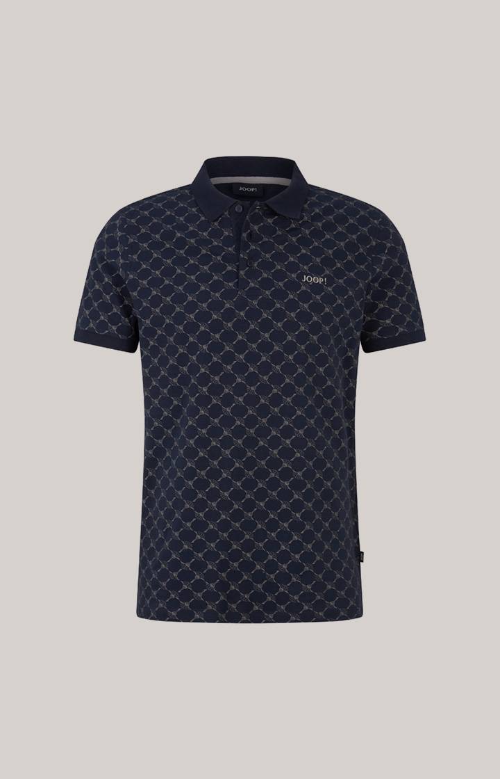 Joop Cornflower Poloshirt Paigam in Navy gemustert Nur noch ein Tag übrig