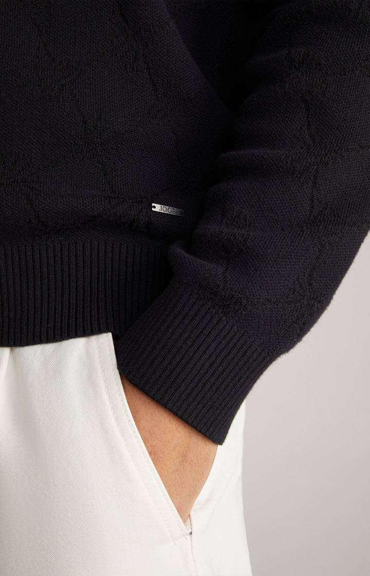 Joop Cornflower-Strickjacke Raveno in Schwarz gemustert 50% Rabatt mit kostenlosem Versand