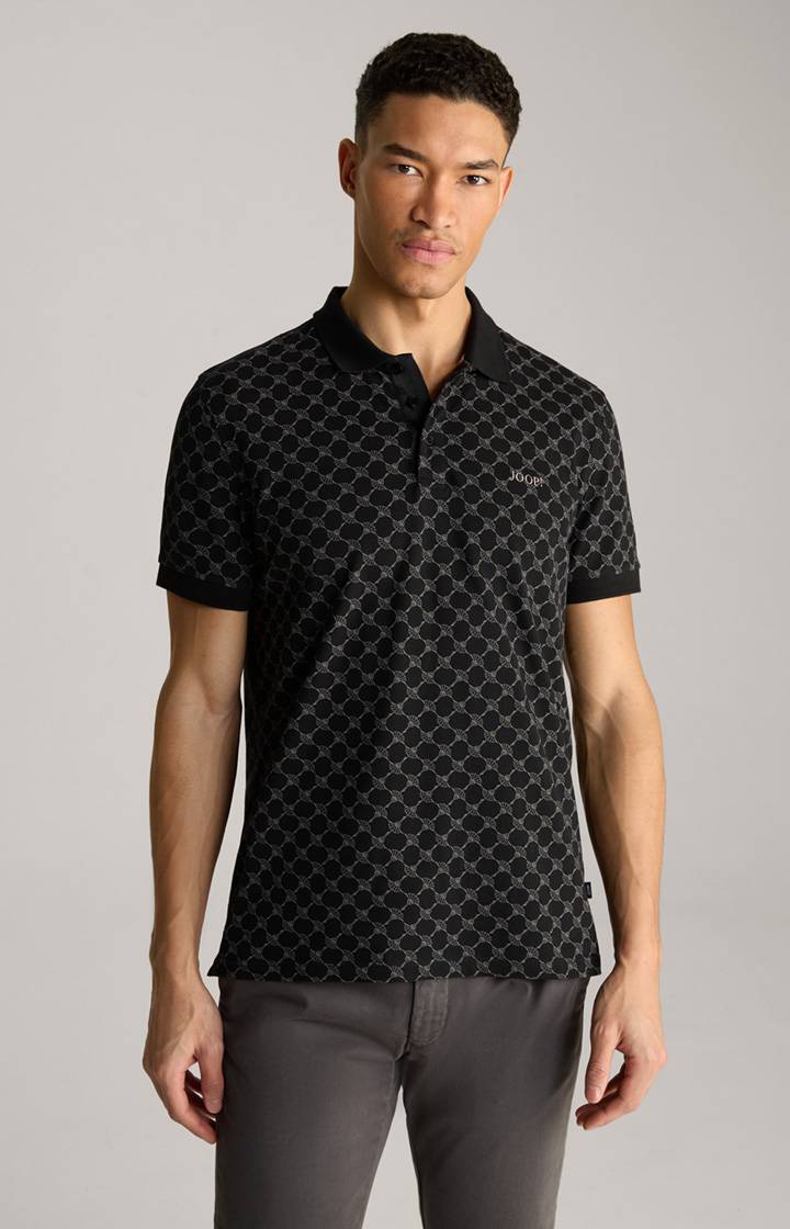 Joop Cornflower Poloshirt Paigam in Schwarz gemustert Kostenloser Versand international