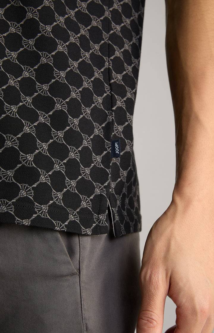 Joop Cornflower Poloshirt Paigam in Schwarz gemustert Kostenloser Versand international