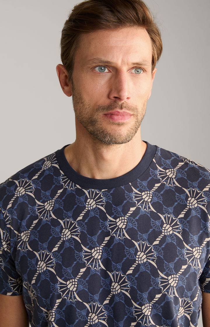Joop Cornflower-T-Shirt Bartek in Dunkelblau Im Verkauf