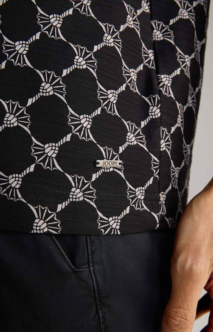 Joop Cornflower-T-Shirt Tyron in Schwarz gemustert Fabrikverkauf