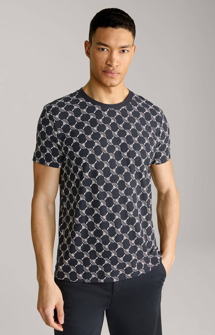 Joop Cornflower-T-Shirt Tyron in Navy gemustert Kostenloser Versand