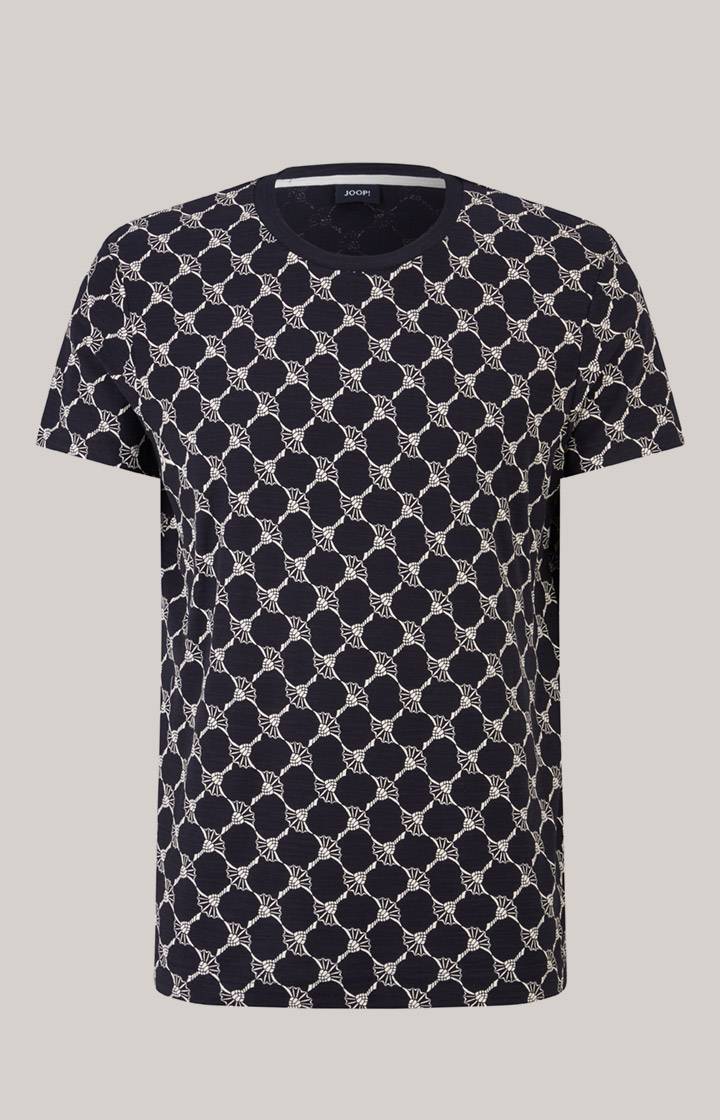 Joop Cornflower-T-Shirt Tyron in Navy gemustert Kostenloser Versand