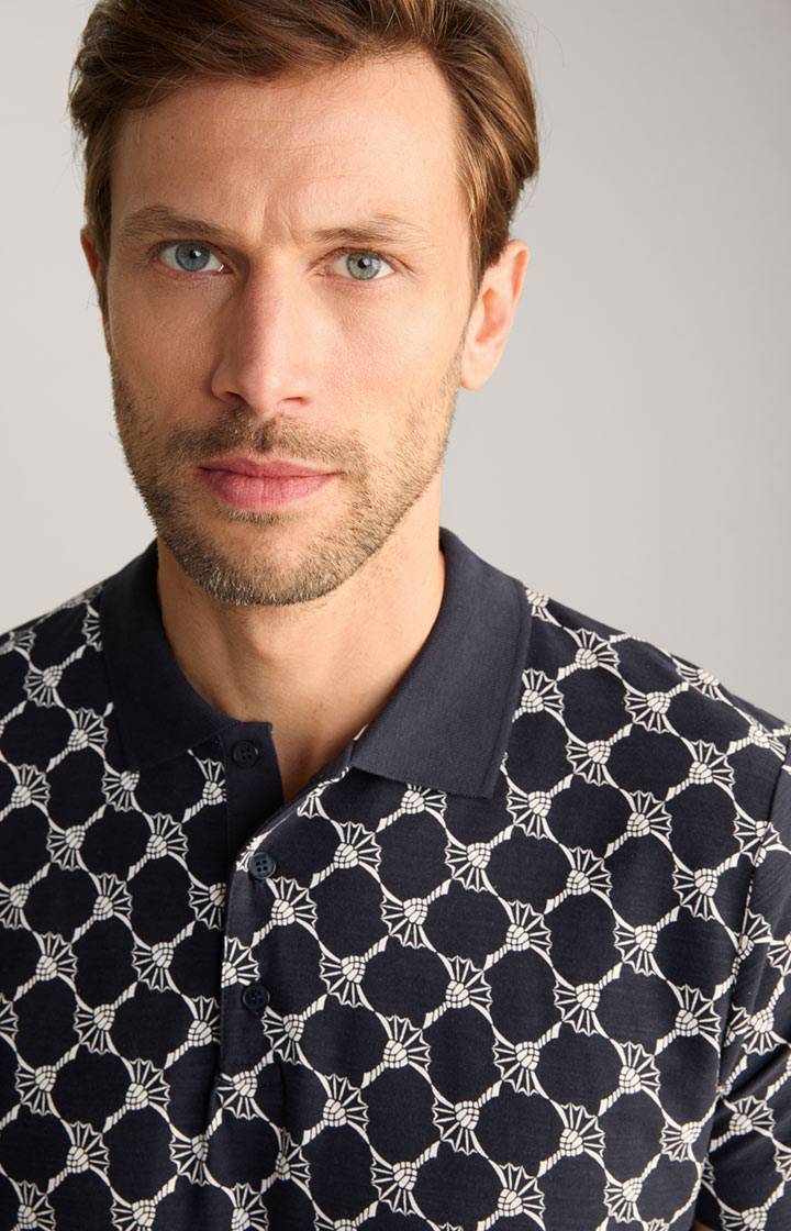 Joop Cornflower-Poloshirt Thilo in Navy gemustert Online Shopping