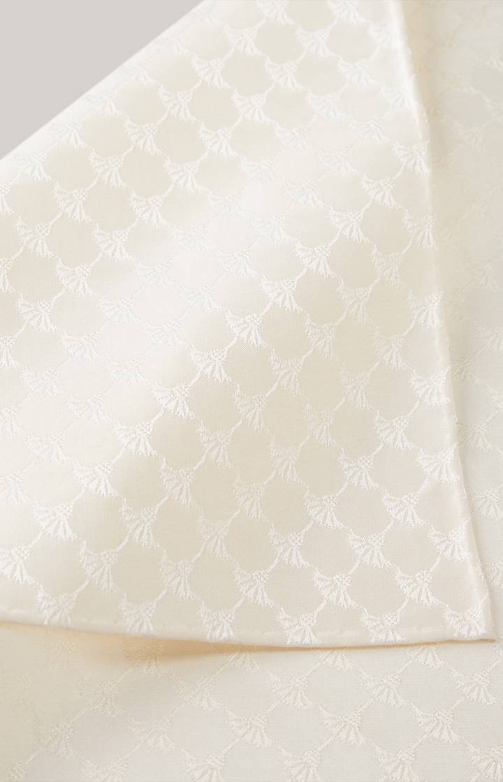 Joop Cornflower Seiden-Einstecktuch in Creme gemustert Heißer Verkauf