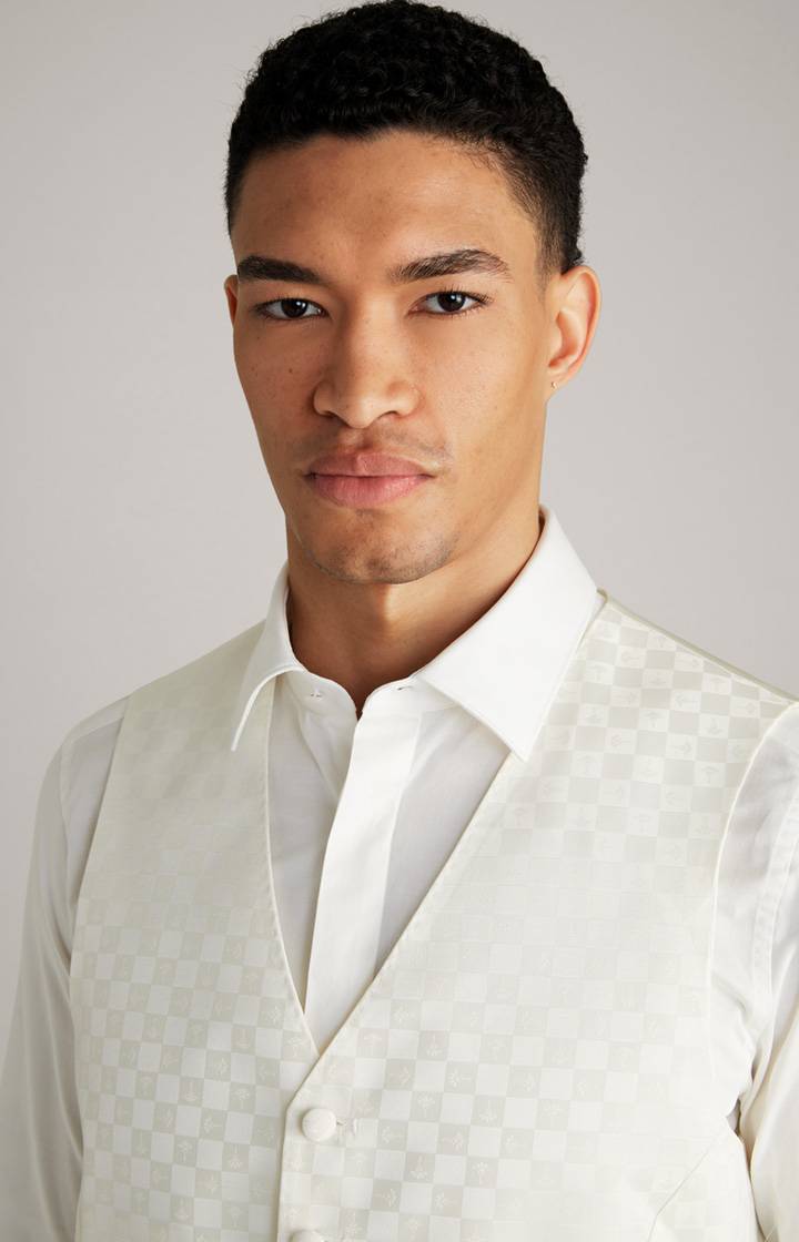 Joop Cornflower-Weste Weazer in Creme gemustert Online Outlet