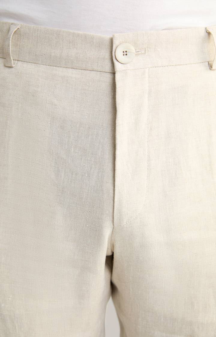 Joop Leinen-Chino Hank in Beige meliert Discount Store für neue Produkte