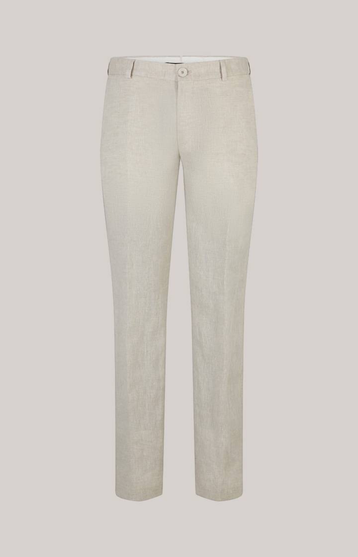 Joop Leinen-Chino Hank in Beige meliert Discount Store für neue Produkte