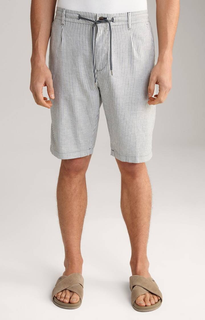 Joop Leinenmix-Shorts Ruby in Navy gestreift Nur noch ein Tag übrig