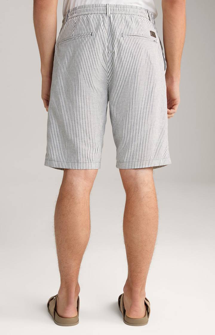 Joop Leinenmix-Shorts Ruby in Navy gestreift Nur noch ein Tag übrig