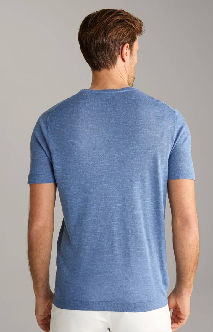Joop Leinenmix-T-Shirt Maroso in Blau Riesige Rabatte
