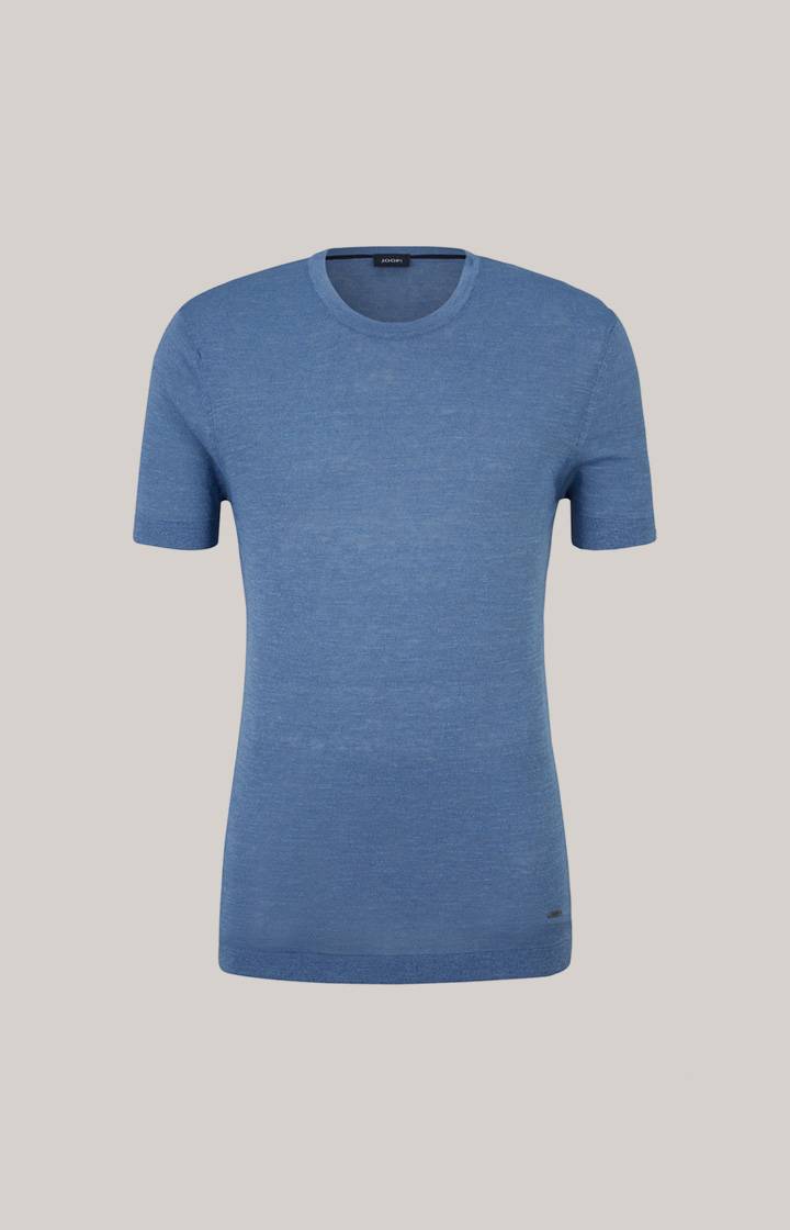 Joop Leinenmix-T-Shirt Maroso in Blau Riesige Rabatte