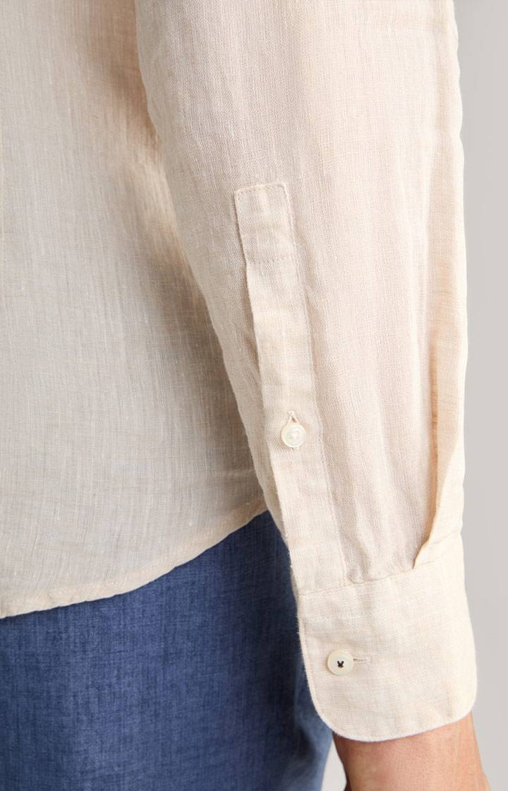 Joop Leinen-Hemd Pebo in Beige Clearance-Verkauf