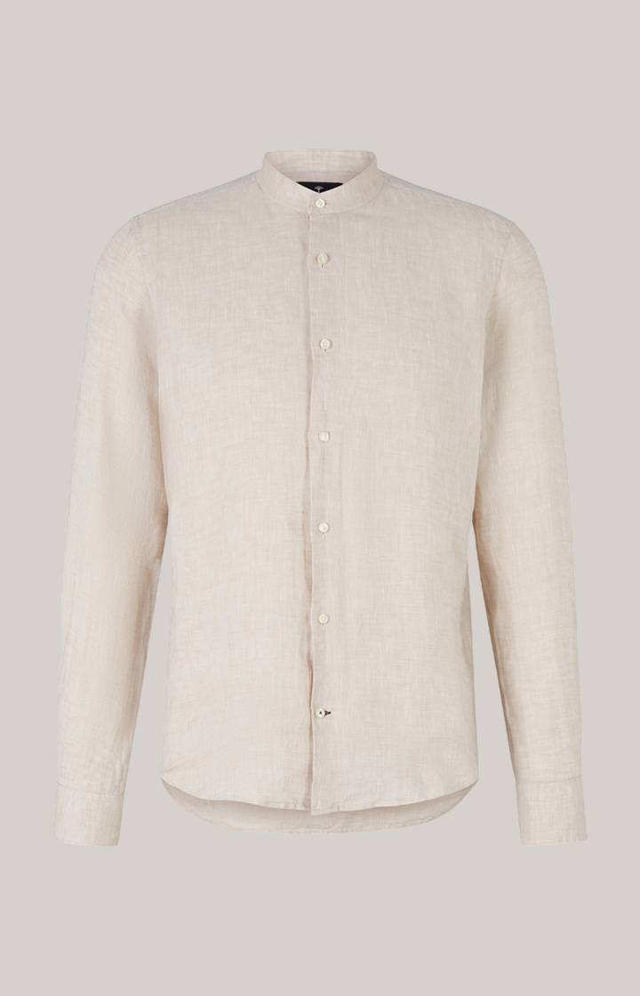 Joop Leinen-Hemd Pebo in Beige Clearance-Verkauf