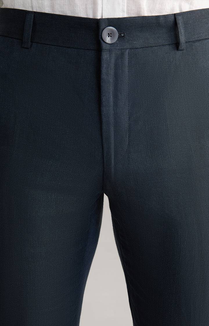 Joop Leinen-Chino Hank in Navy meliert Speichern exportieren