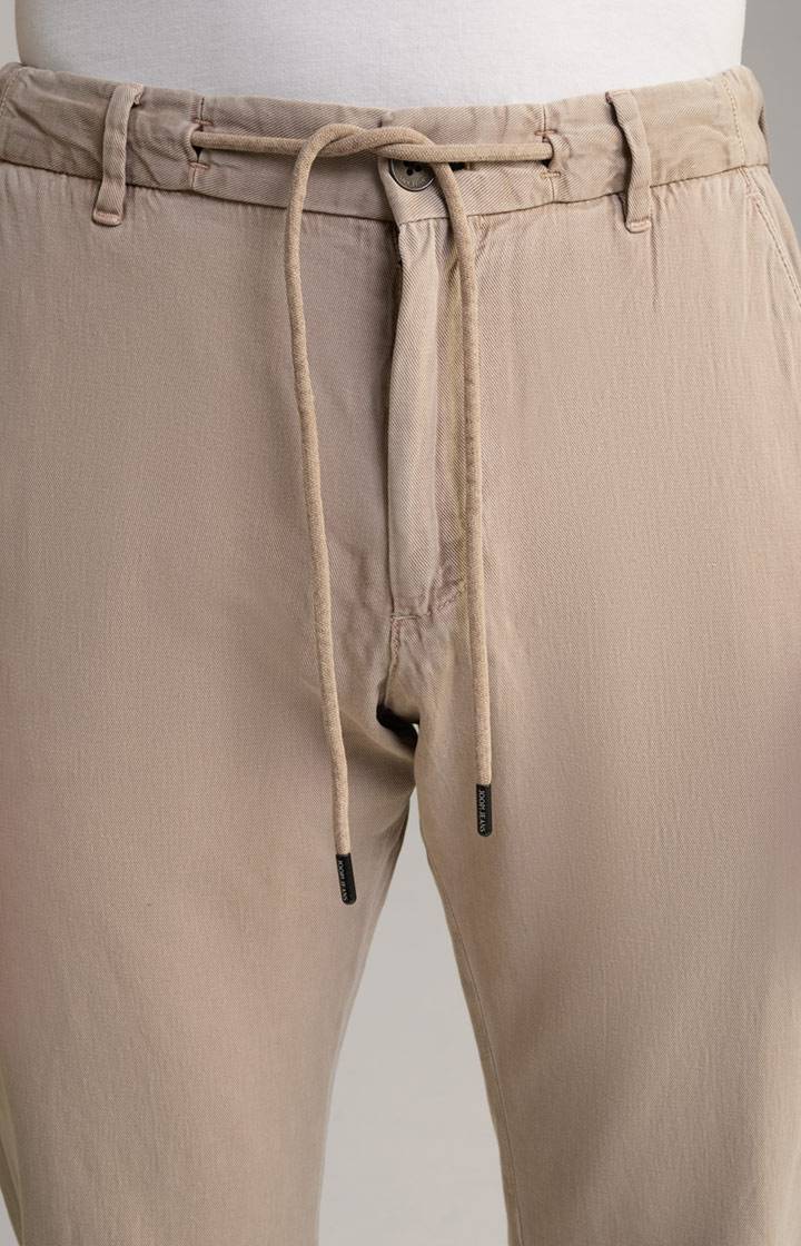Joop Leinen-Mix Chino Maxton in Beige Auslauf