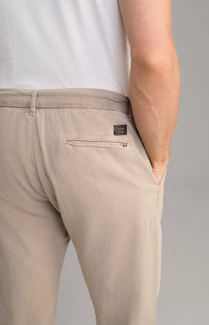 Joop Leinen-Mix Chino Maxton in Beige Auslauf