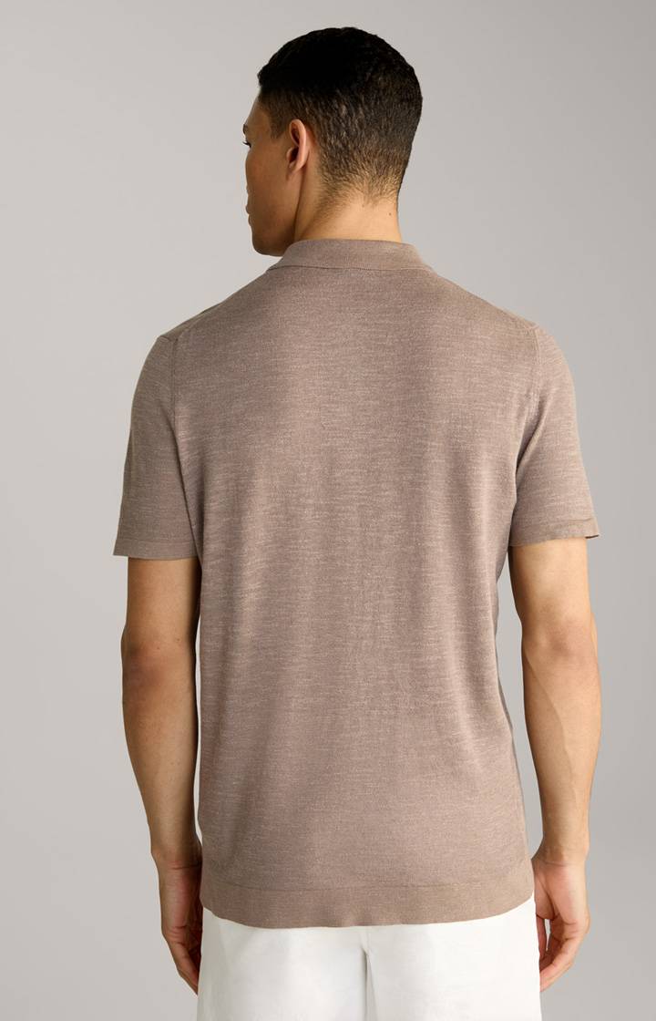 Joop Leinenmix-Poloshirt Malioso in Braun Meist gekauft