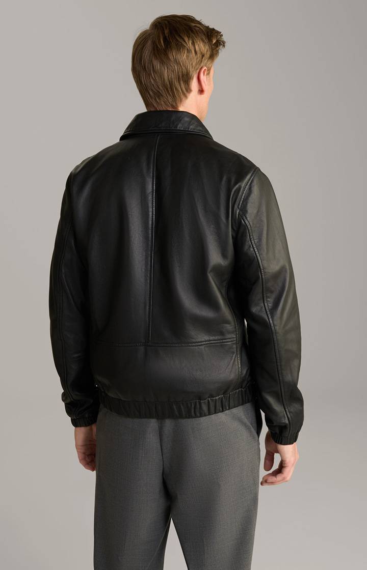 Joop Lederjacke Rock in Schwarz Sonderangebot