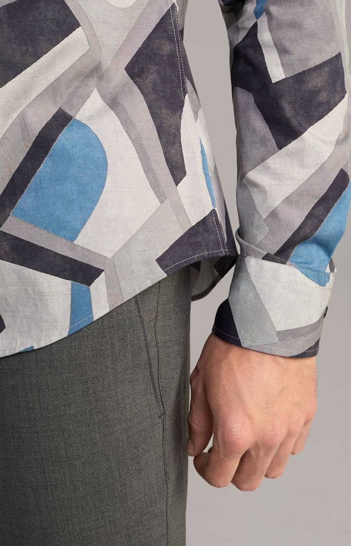 Joop Hemd Pit in Blau gemustert Begrenztes Angebot