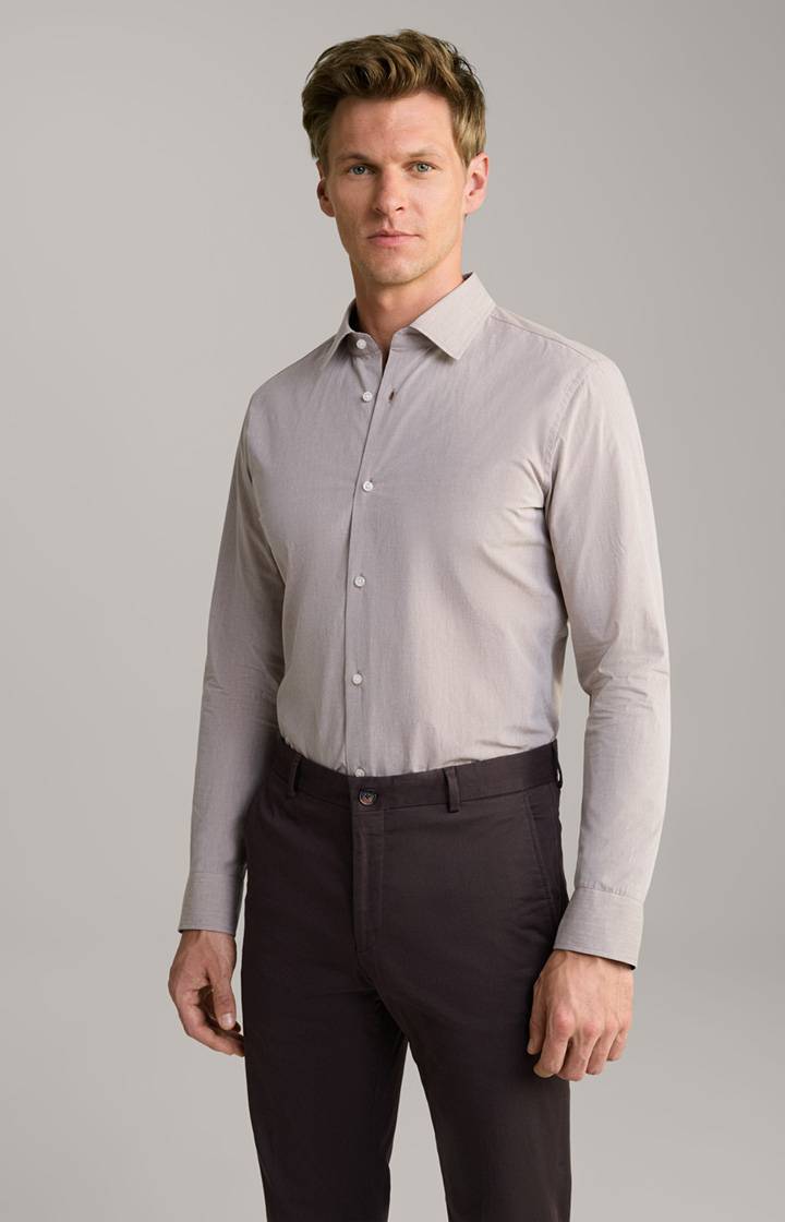 Joop Hemd Pit in Beige meliert Neueste Mode