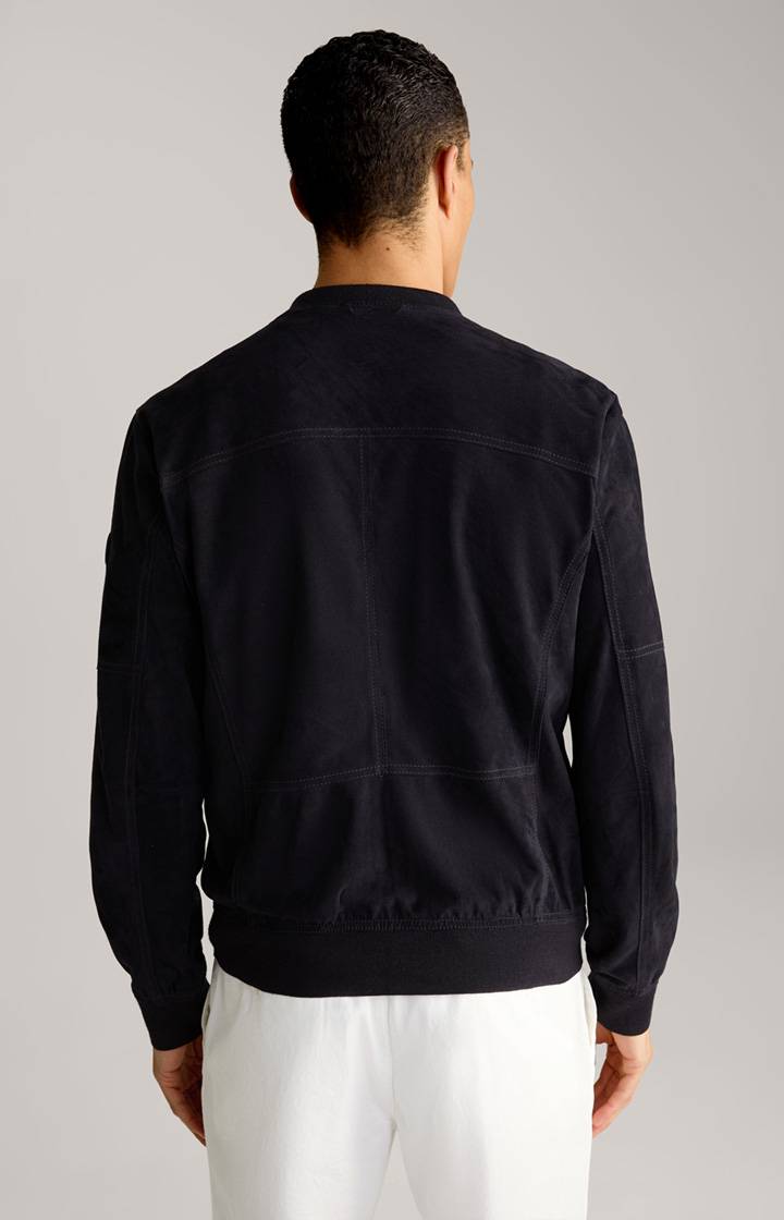 Joop Ziegenvelours-Lederjacke Pios in Navy Bis zu 50% Rabatt