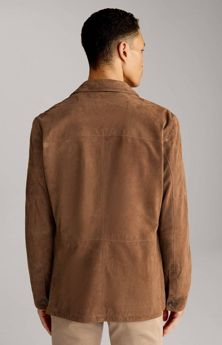 Joop Velours-Lederjacke Zag in Braun Bis zu 55% Rabatt