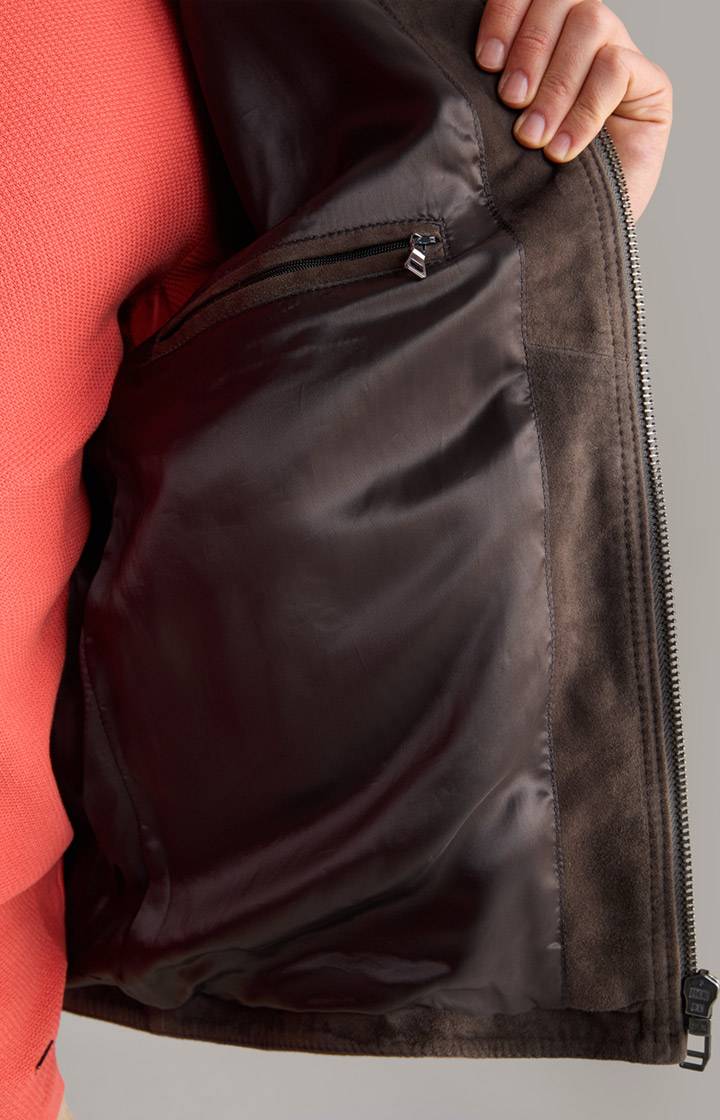 Joop Lederjacke Avik in Braun 50% Rabatt mit kostenlosem Versand