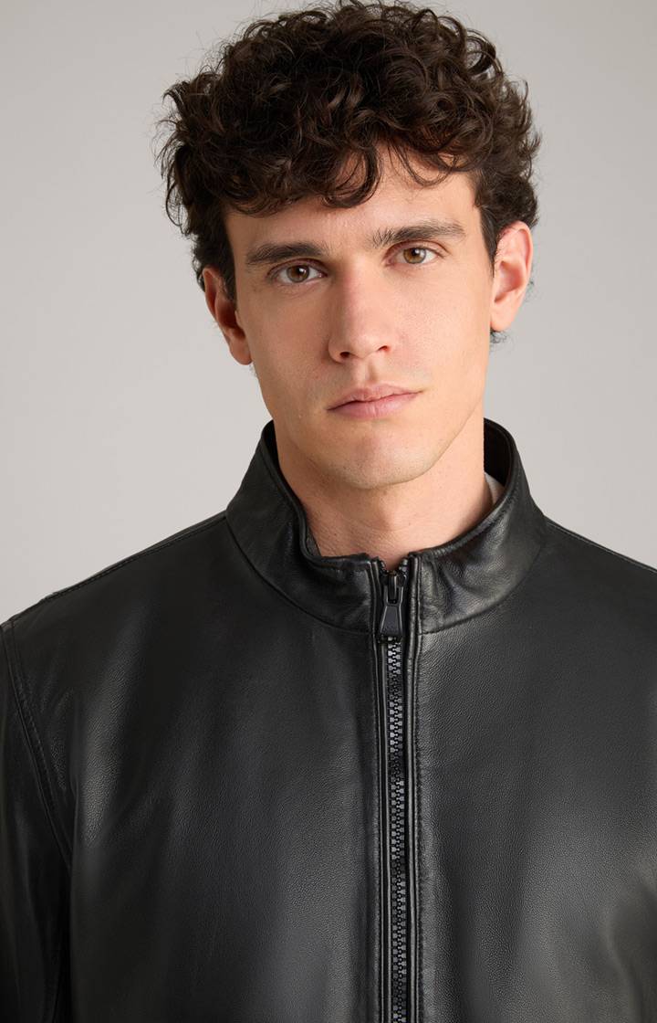 Joop Lederjacke Lif in Schwarz zollfrei