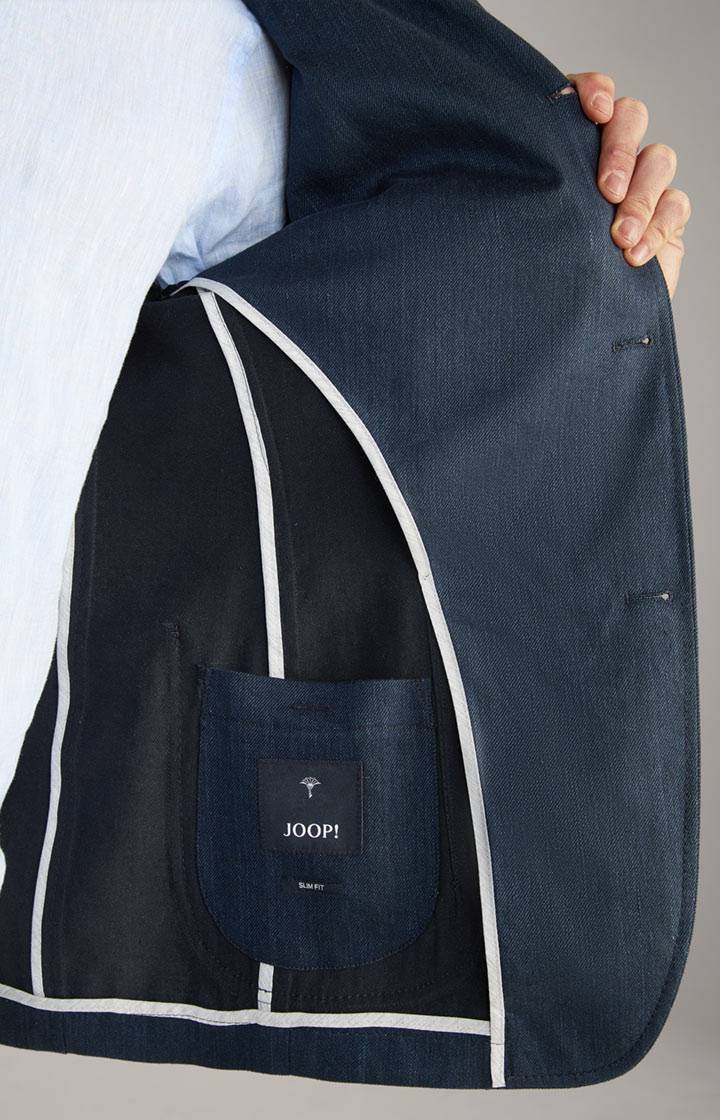 Joop Leinenmix-Sakko Hiro in Navy Heißer Verkauf