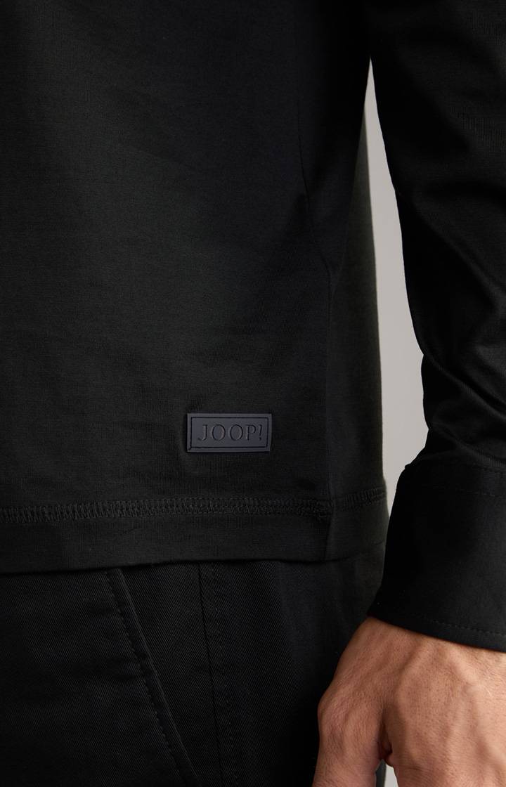 Joop Langarm-Poloshirt Baldwin in Schwarz Exklusive Angebote