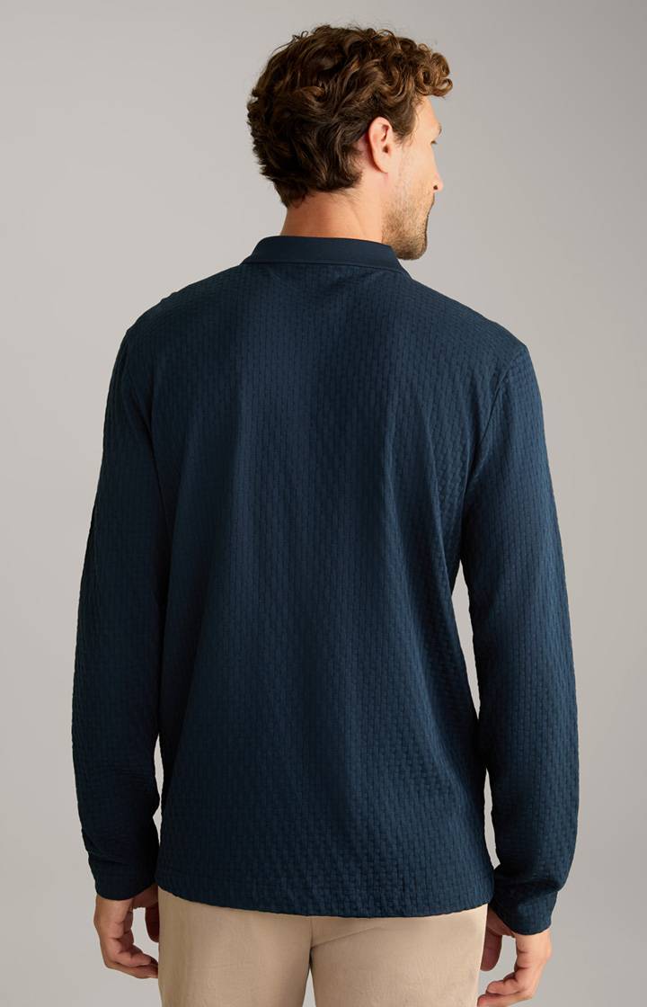 Joop Polo-Longsleeve Balian in Navy Blitzangebot
