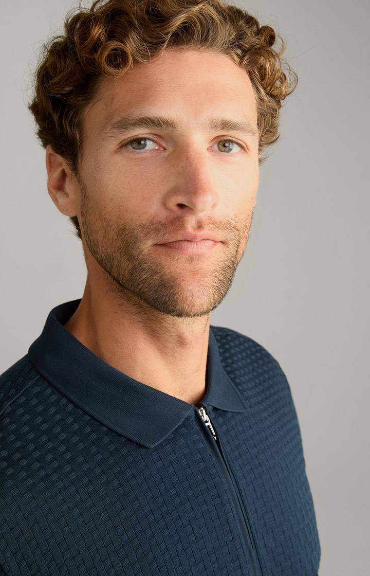 Joop Polo-Longsleeve Balian in Navy Blitzangebot