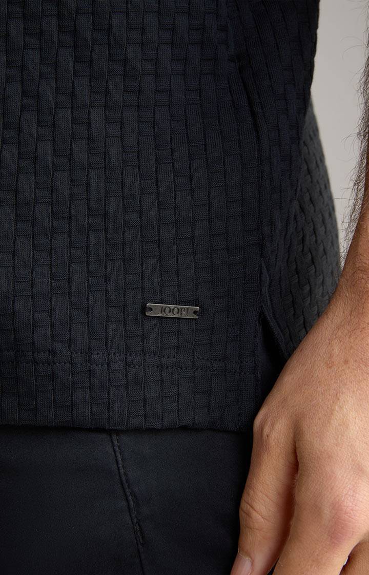 Joop Poloshirt Boris in Navy strukturiert Große Rabatte
