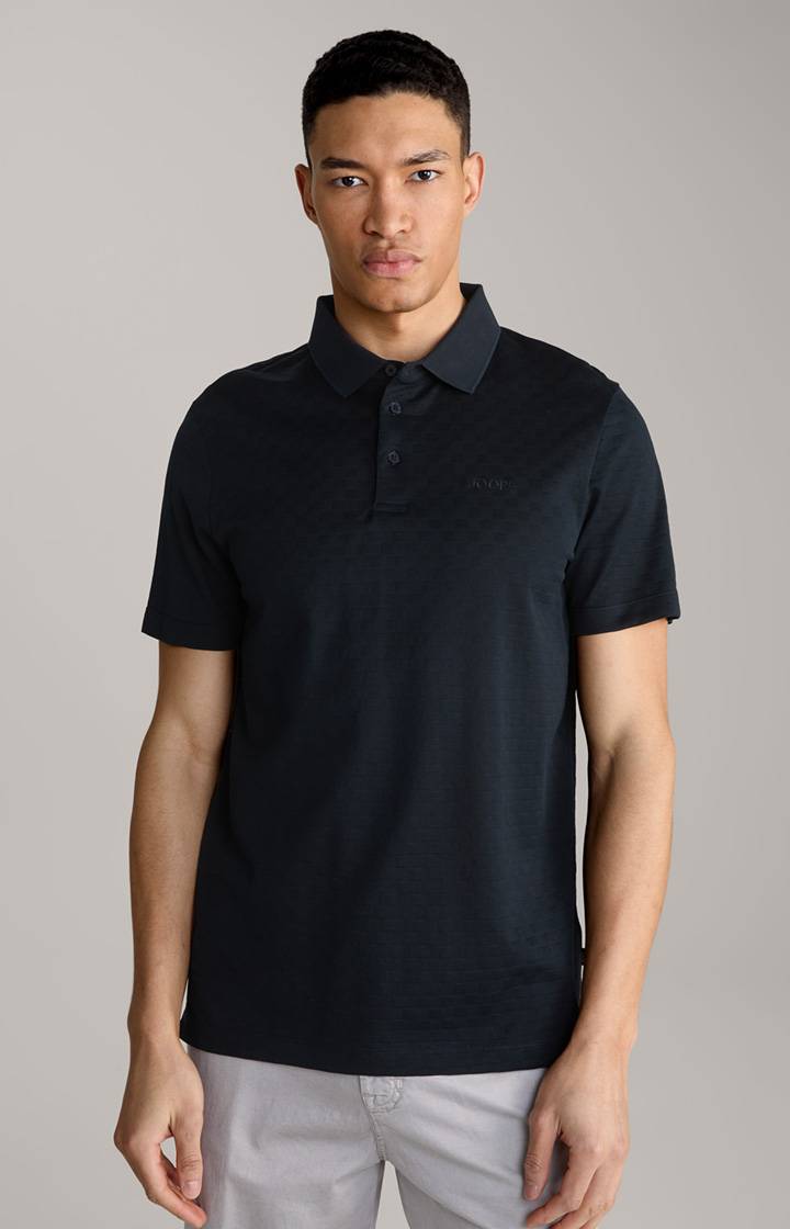 Joop Poloshirt Pacey in Schwarz strukturiert Sonderangebote
