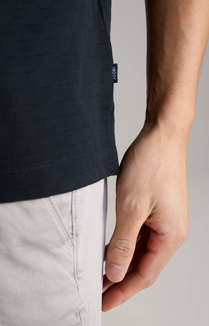 Joop Poloshirt Pacey in Schwarz strukturiert Sonderangebote