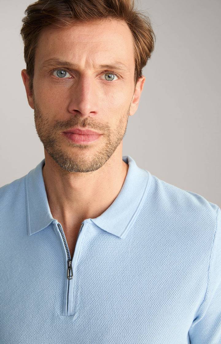 Joop Baumwoll-Poloshirt Vancro in Hellblau Riesige Ersparnisse