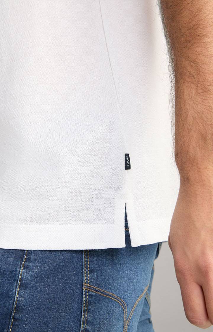 Joop Poloshirt Pacey in Weiß strukturiert VIP-Rabatte