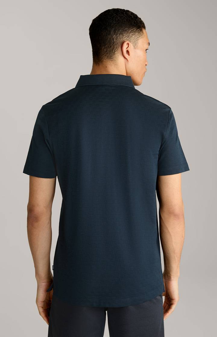 Joop Poloshirt Pacey in Navy strukturiert Nur für heute