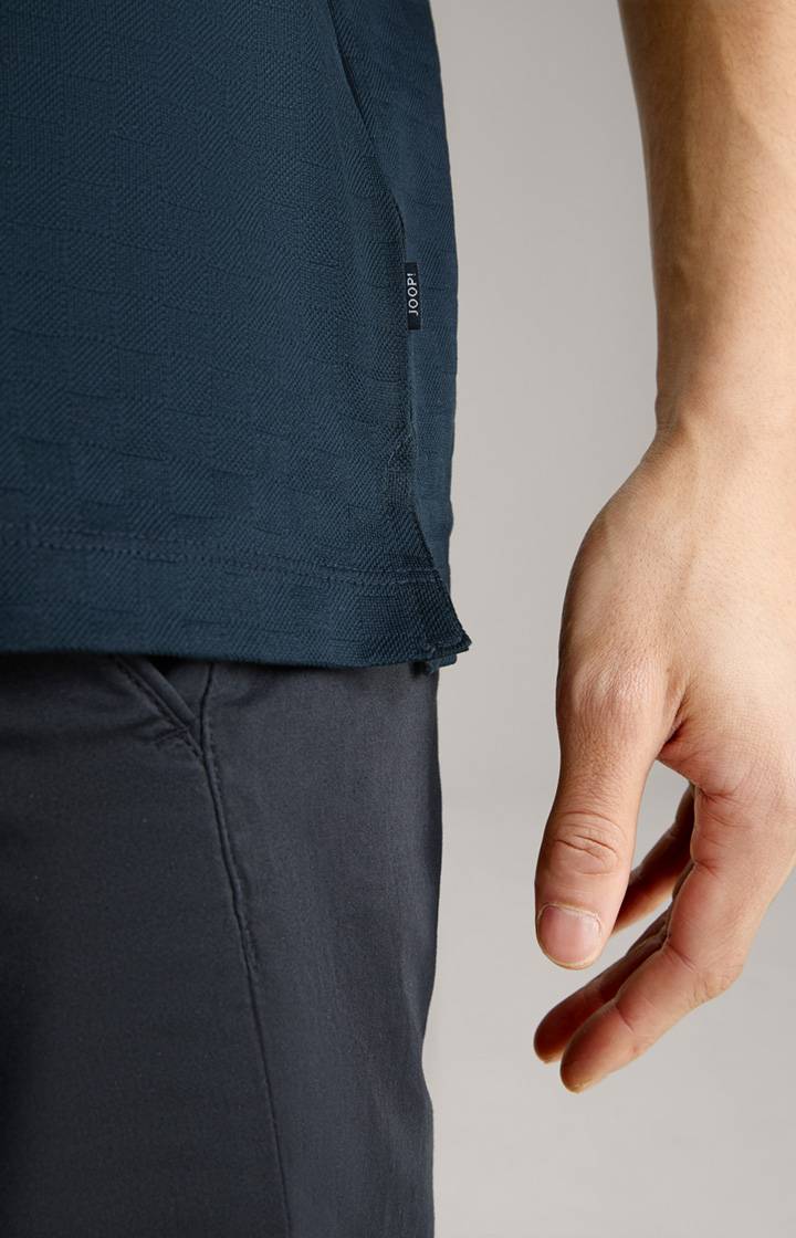 Joop Poloshirt Pacey in Navy strukturiert Nur für heute